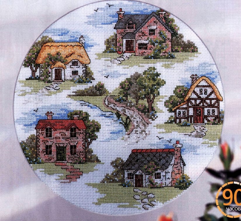 Cottages Cross Stitch | Lady Kathleen's Collections and Crafts