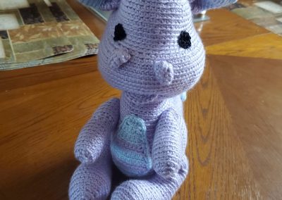 Knitted Dragon by Lady Kathleen
