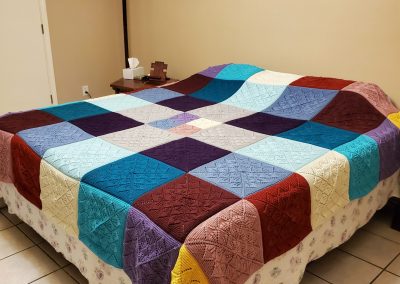 Knitted Blanket by Lady Kathleen